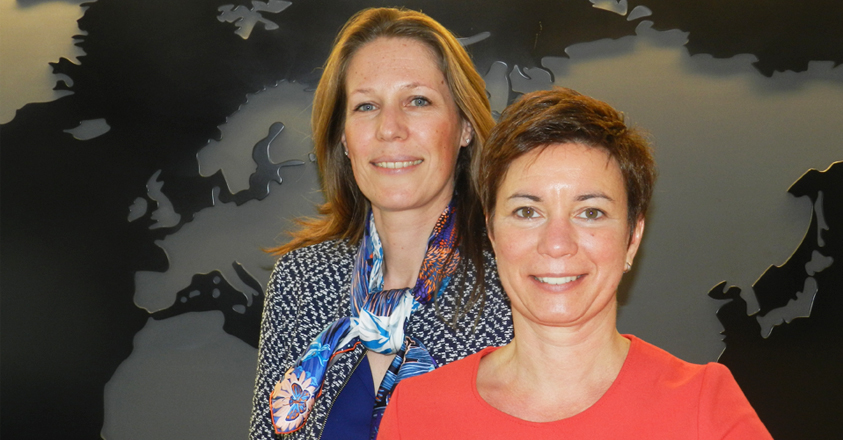 Sandra Hoeylaerts en Gwendolien Fonck