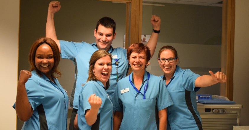 Het enthousiaste team van Ter Burg