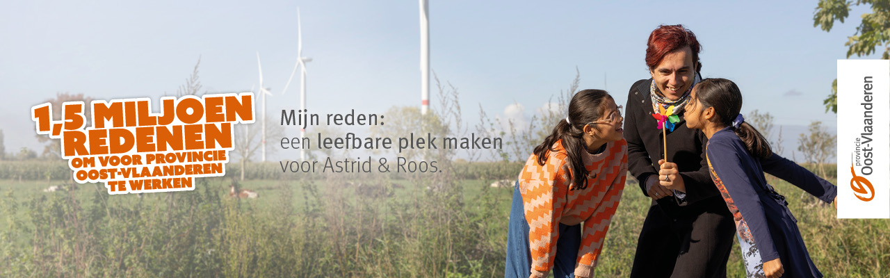 Banner Provincie Oost-Vlaanderen