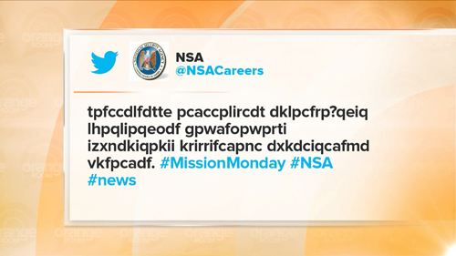 NSA tweet MissonMonday