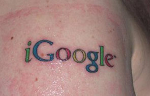 iGoogle tattoo