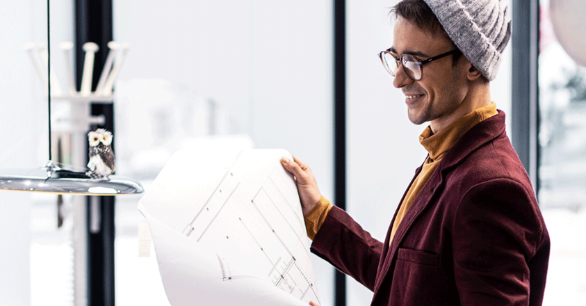 Het maandloon van een binnenhuisarchitect